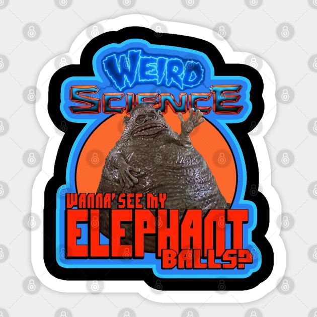 Weird Science Sticker by BergeronArt